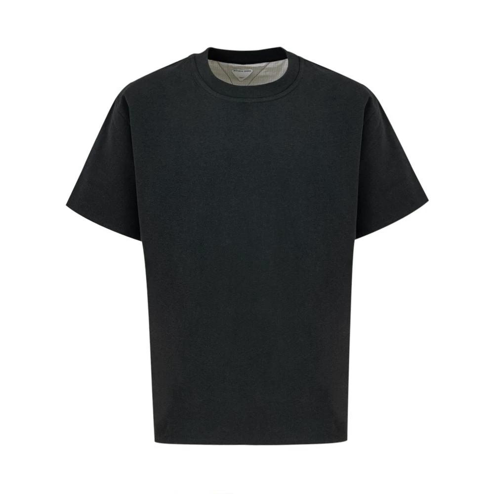 Bottega Veneta Gray Cotton T-Shirt by Bottega Veneta