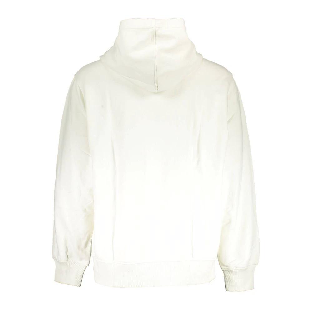 Calvin Klein White Cotton Men's Sweatshirt Calvin Klein