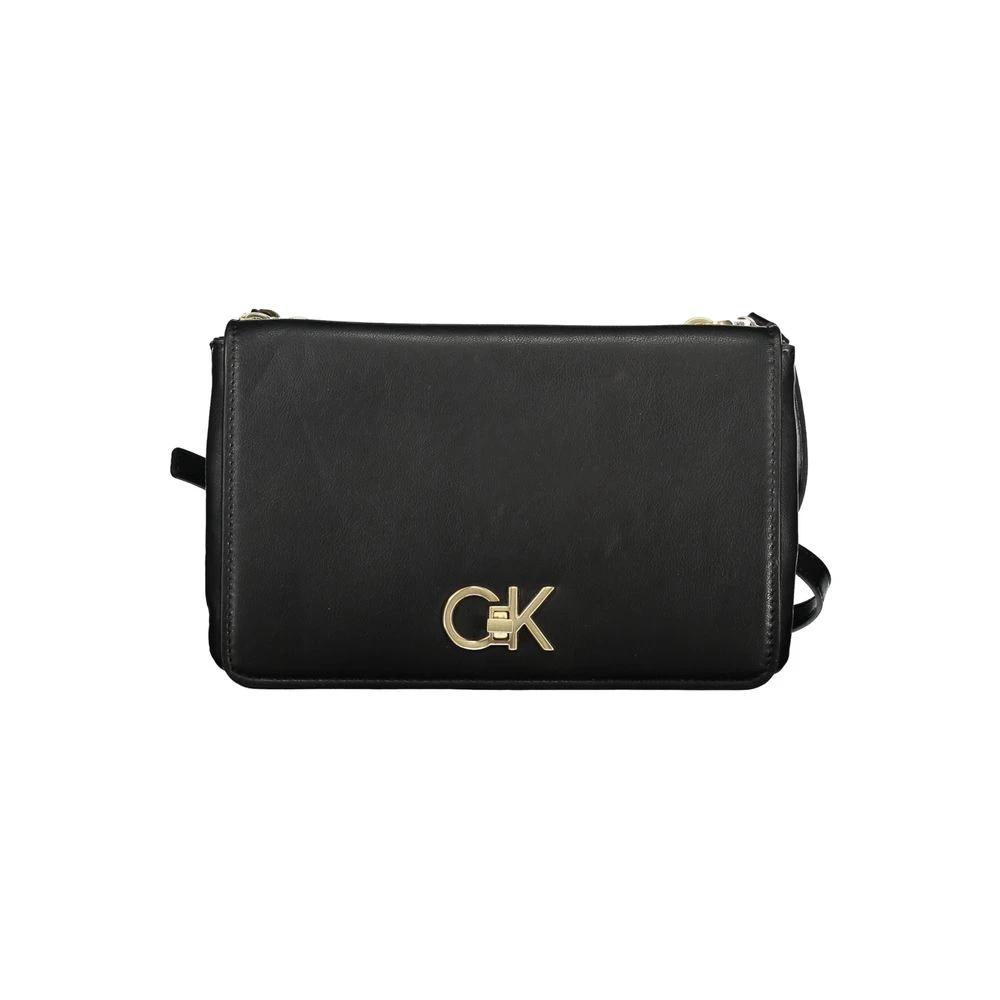 Sac bandoulière Calvin Klein noir en polyester pour femme
