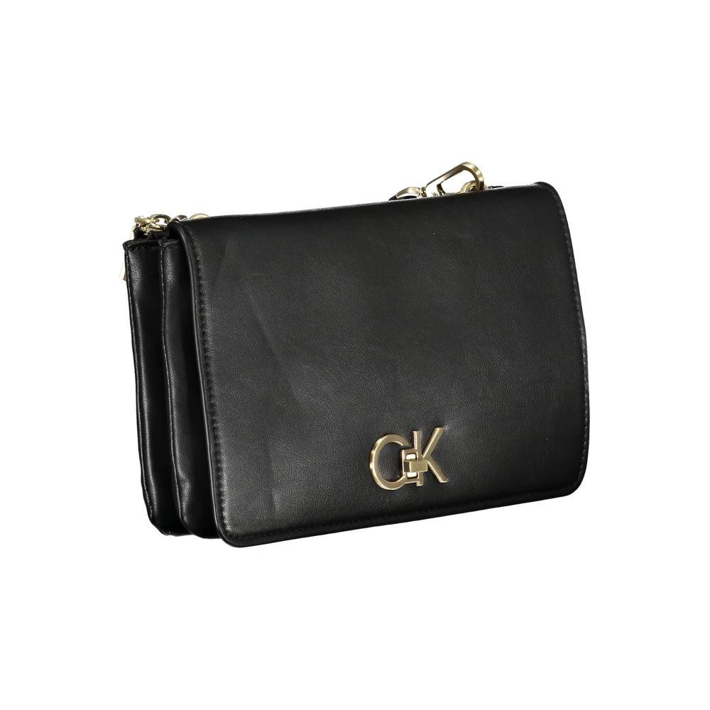 Sac bandoulière Calvin Klein noir en polyester pour femme