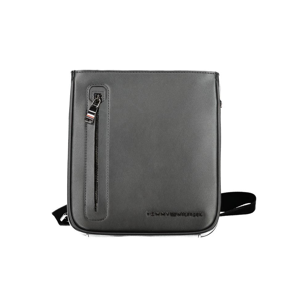 Sac bandoulière Tommy Hilfiger pour homme en polyuréthane noir