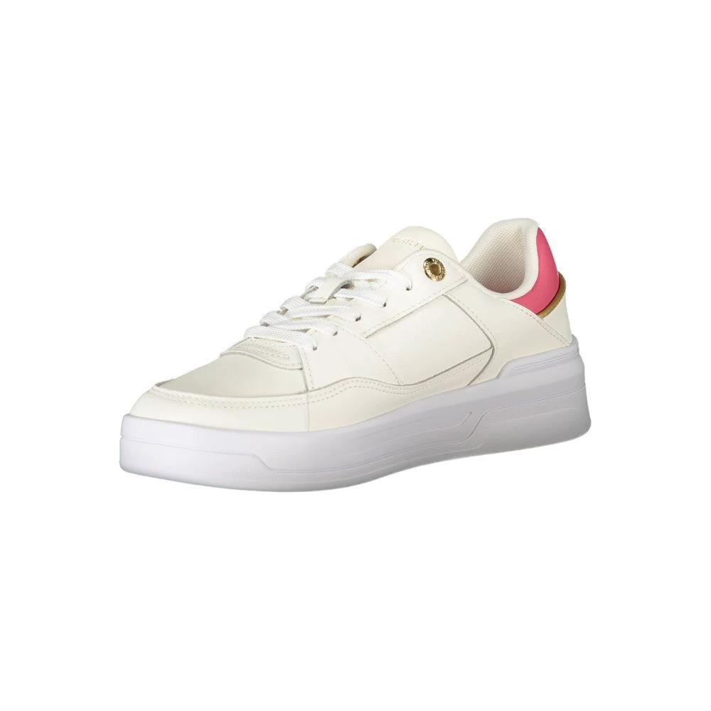 Tommy Hilfiger Bianco Polyurethane Women Sneaker Tommy Hilfiger