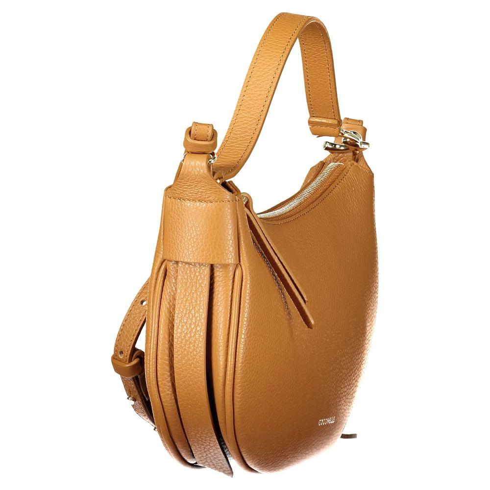 Coccinelle Marrone Pelle Woman Shoulder Bag Coccinelle