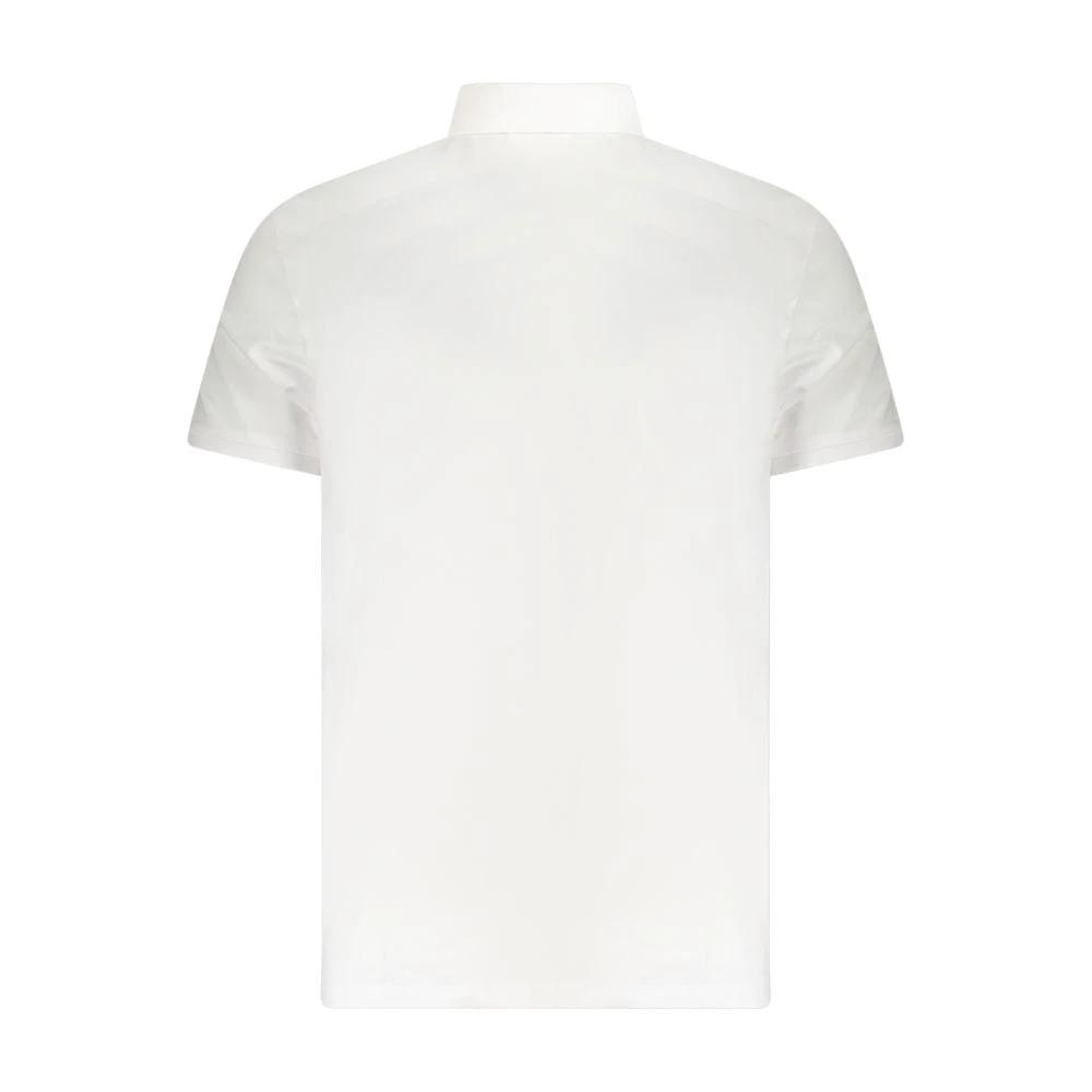 Calvin Klein White Cotton Men Polo