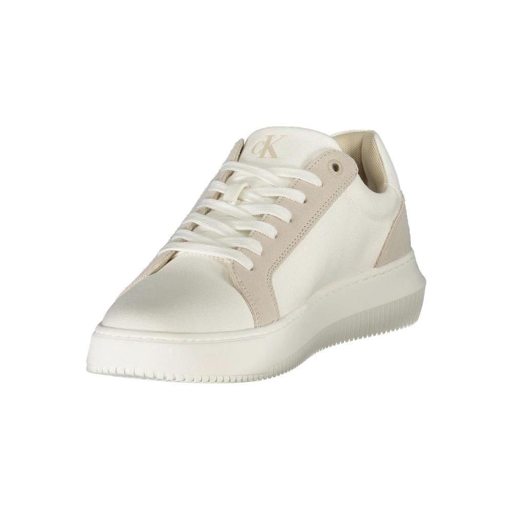 Calvin Klein White Polyurethane Men's Sneaker Calvin Klein