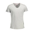 Tommy Hilfiger Grigio Cotton Male T-Shirt Tommy Hilfiger