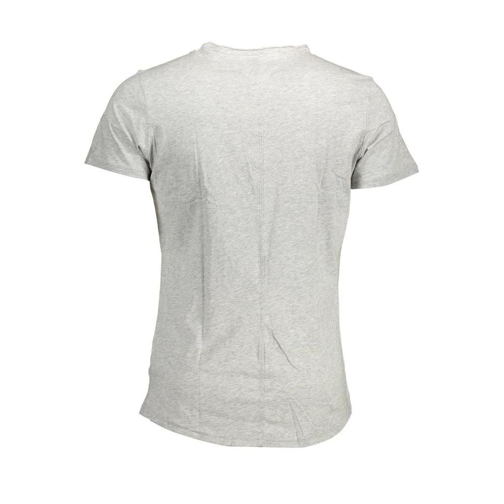 Tommy Hilfiger Grigio Cotton Male T-Shirt Tommy Hilfiger