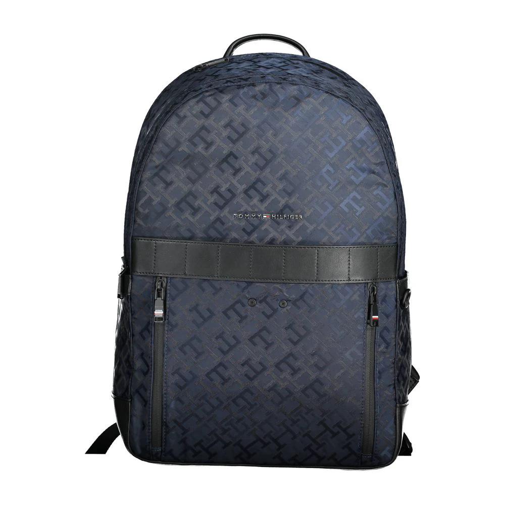 Tommy Hilfiger Blue Polyester Mens Backpack Tommy Hilfiger