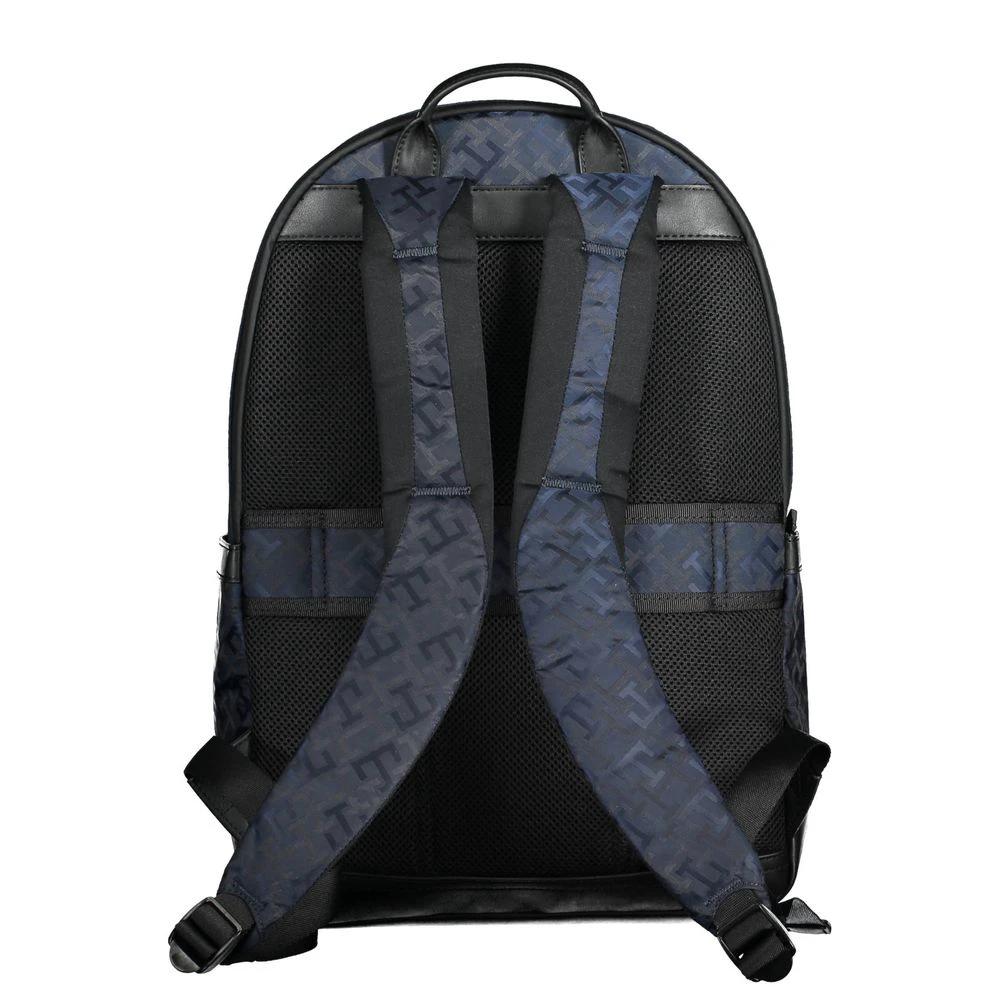 Tommy Hilfiger Blue Polyester Mens Backpack Tommy Hilfiger