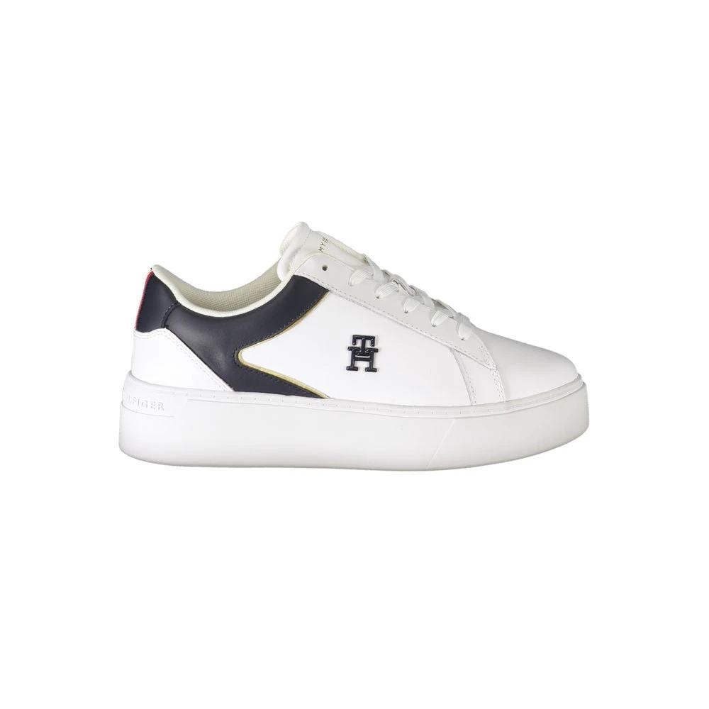 Tommy Hilfiger Bianco Polyurethane Women Sneaker Tommy Hilfiger