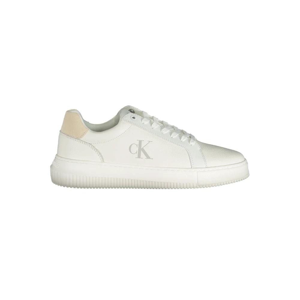 Calvin Klein White Polyurethane Men's Sneaker Calvin Klein