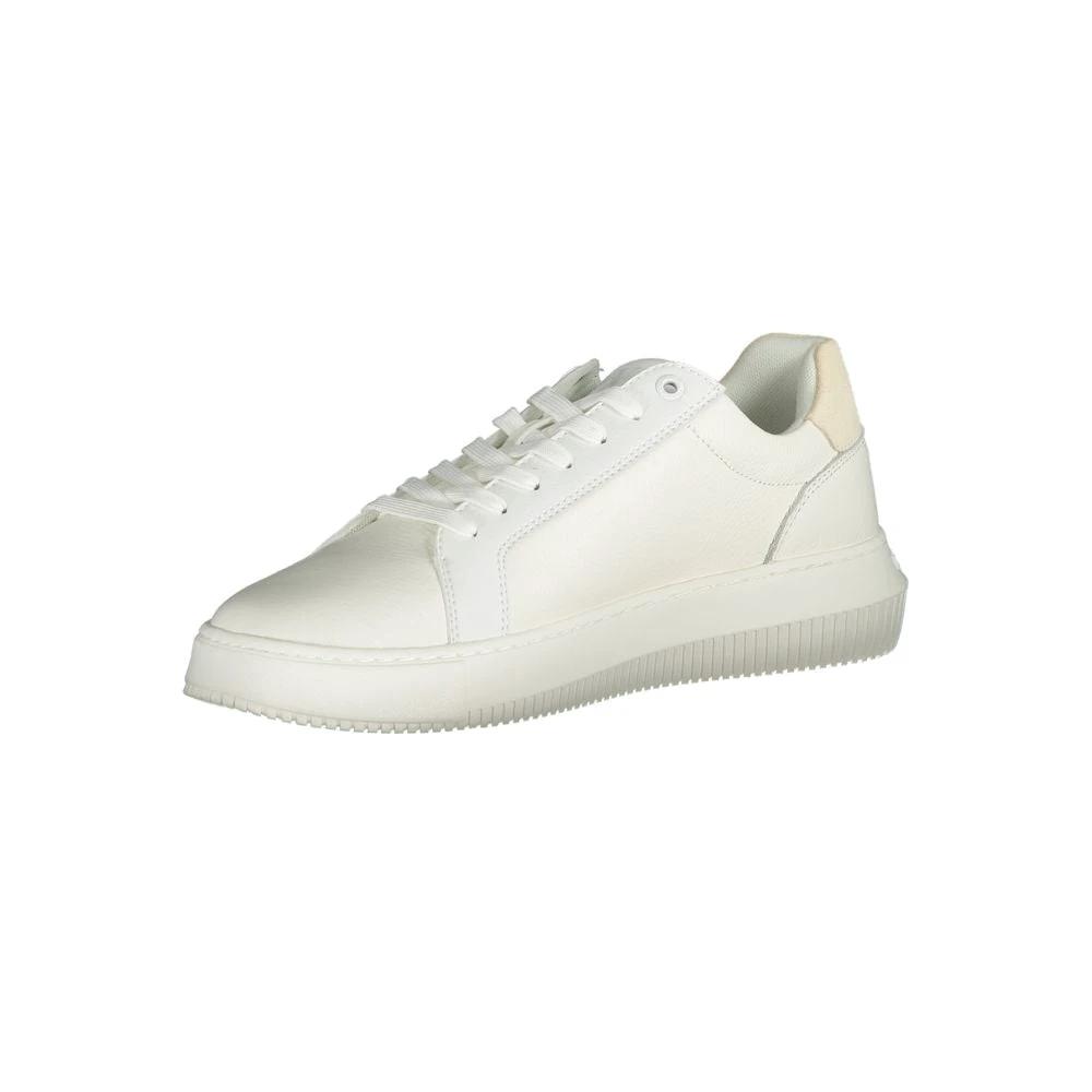 Calvin Klein White Polyurethane Men's Sneaker Calvin Klein