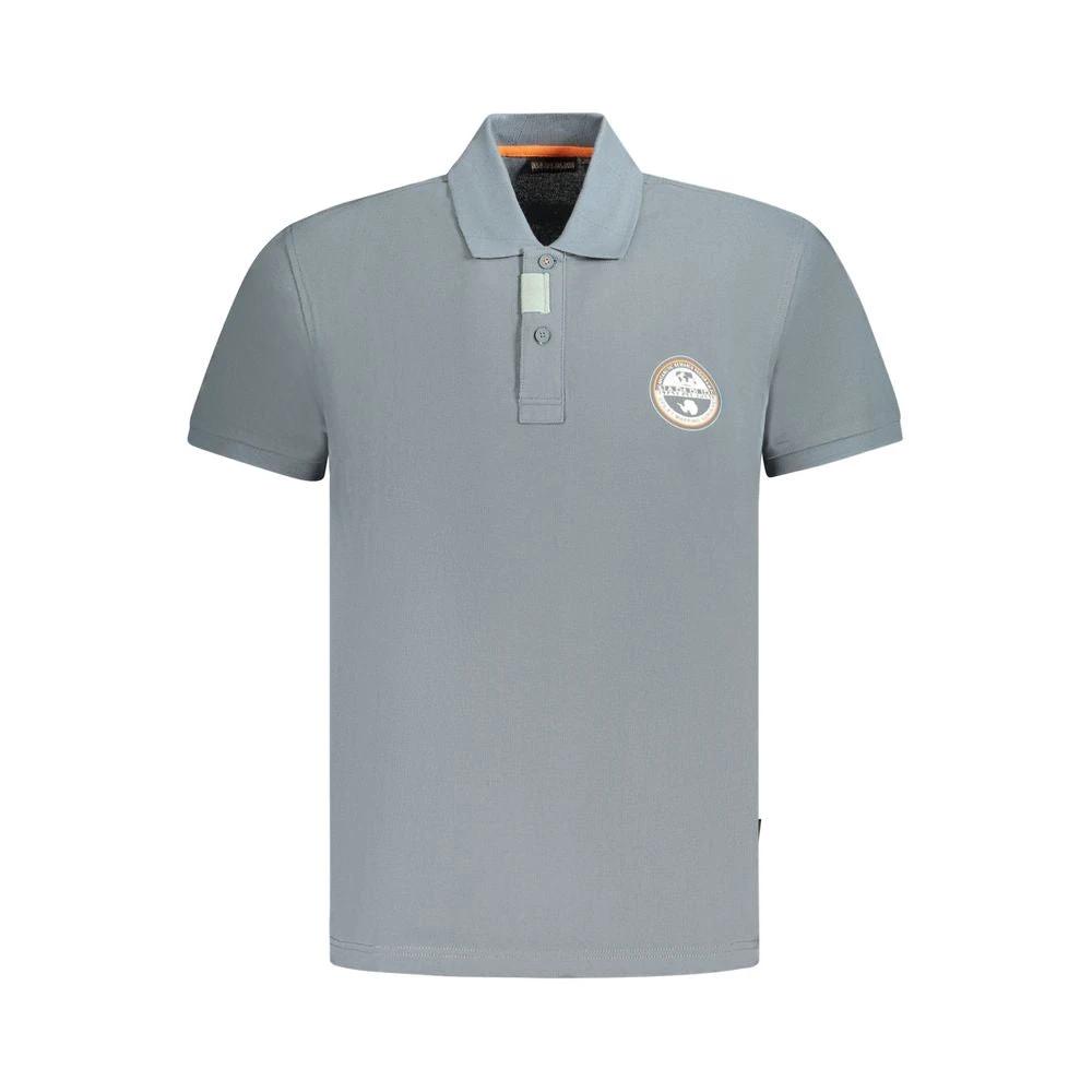 Napapijri Grigio Cotton Men Polo