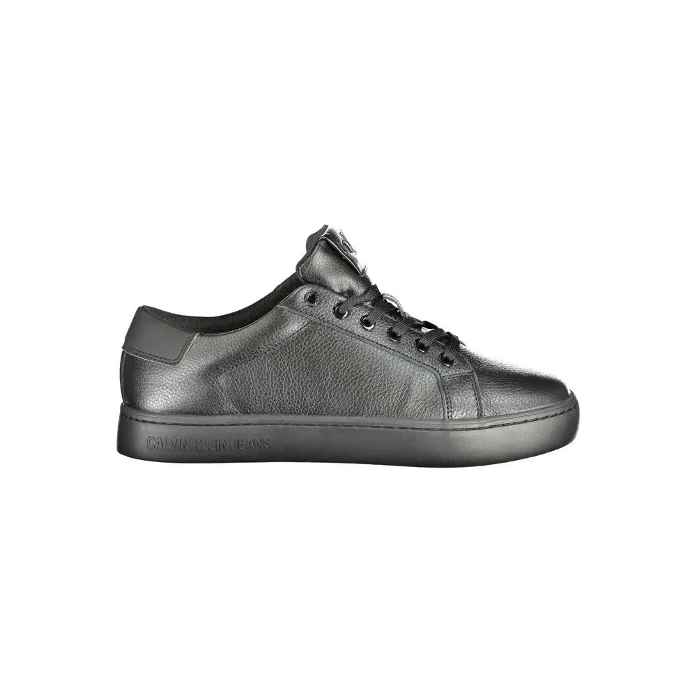Baskets Calvin Klein noires en polyuréthane pour homme