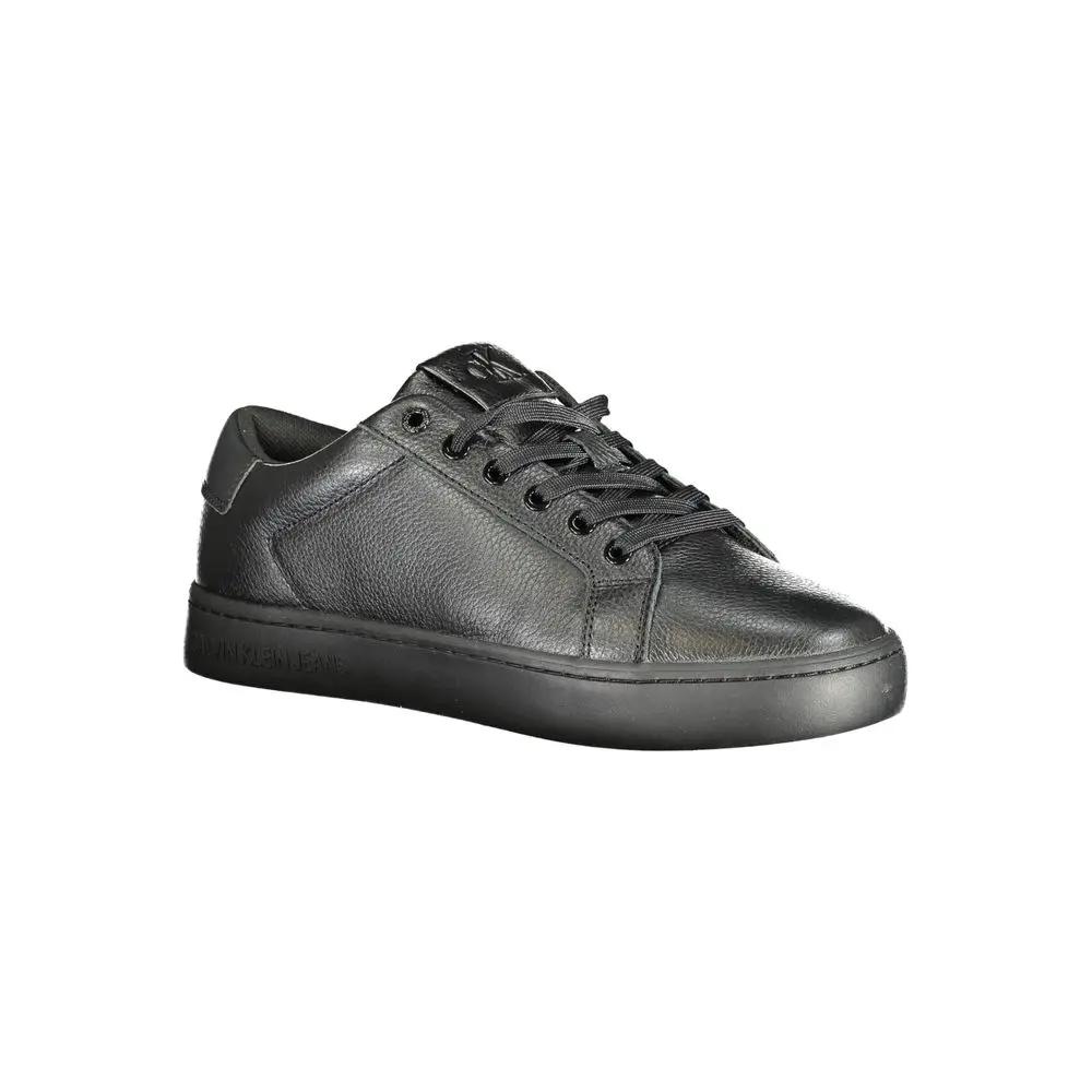 Baskets Calvin Klein noires en polyuréthane pour homme