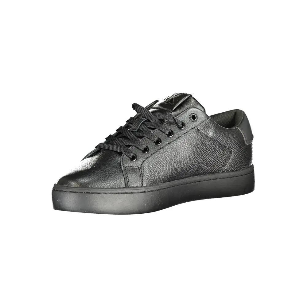 Baskets Calvin Klein noires en polyuréthane pour homme