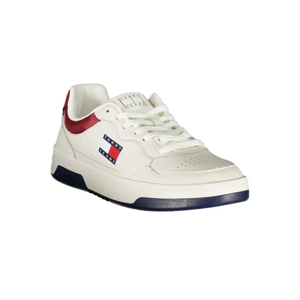Tommy Hilfiger Bianco Polyurethane Men's Sneaker Tommy Hilfiger