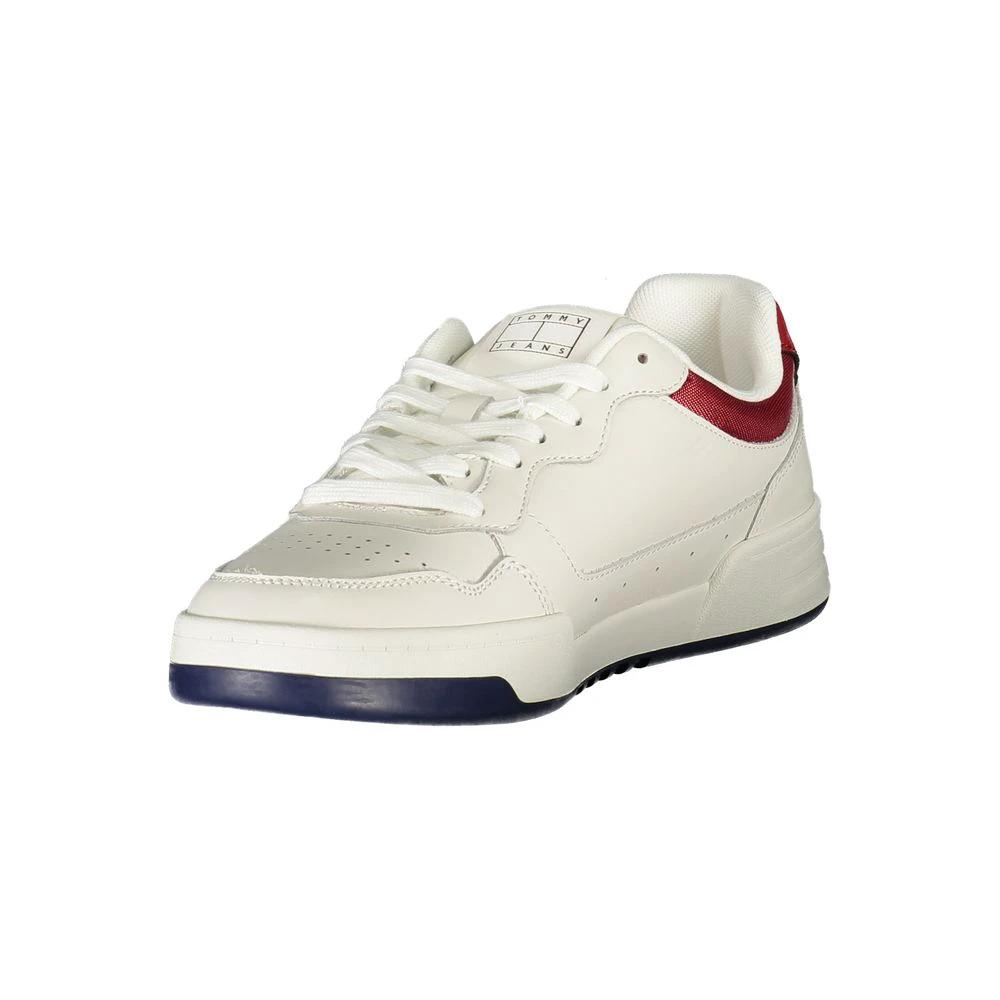Tommy Hilfiger Bianco Polyurethane Men's Sneaker Tommy Hilfiger