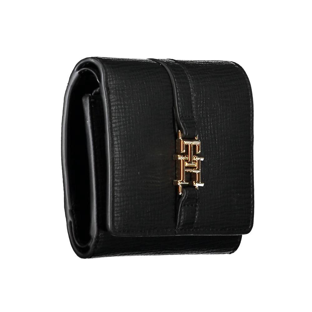 Portefeuille femme Tommy Hilfiger Nero en polyuréthane