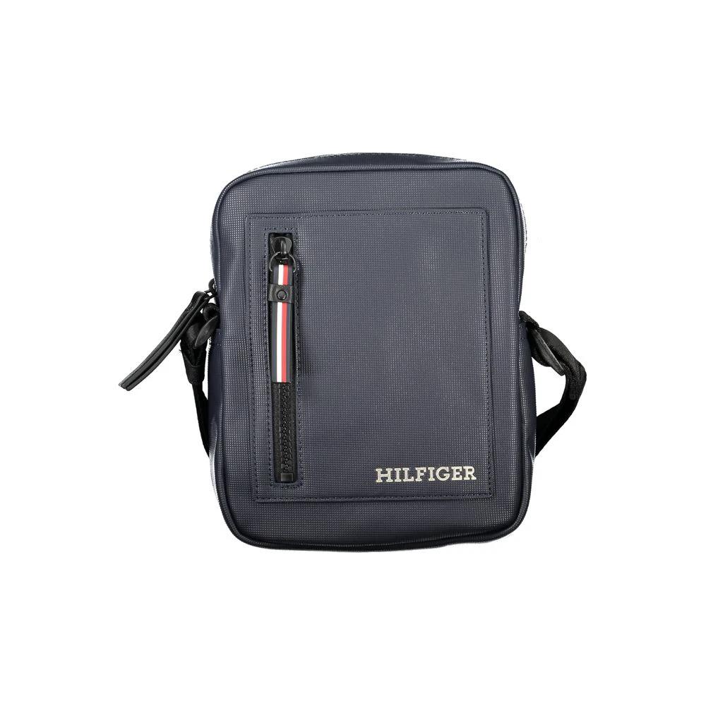 Tommy Hilfiger Blu Poliuretano Men's Shoulder Bag Tommy Hilfiger