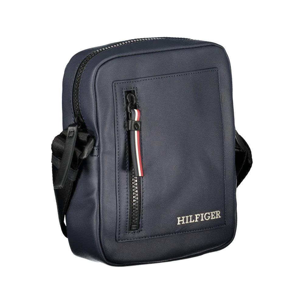 Tommy Hilfiger Blu Poliuretano Men's Shoulder Bag Tommy Hilfiger