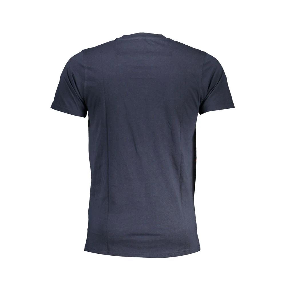 T-shirt homme Cavalli Class Blu en coton
