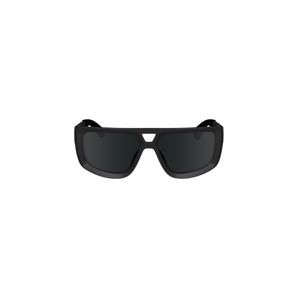 Lunettes de soleil Calvin Klein noires en plastique pour hommes