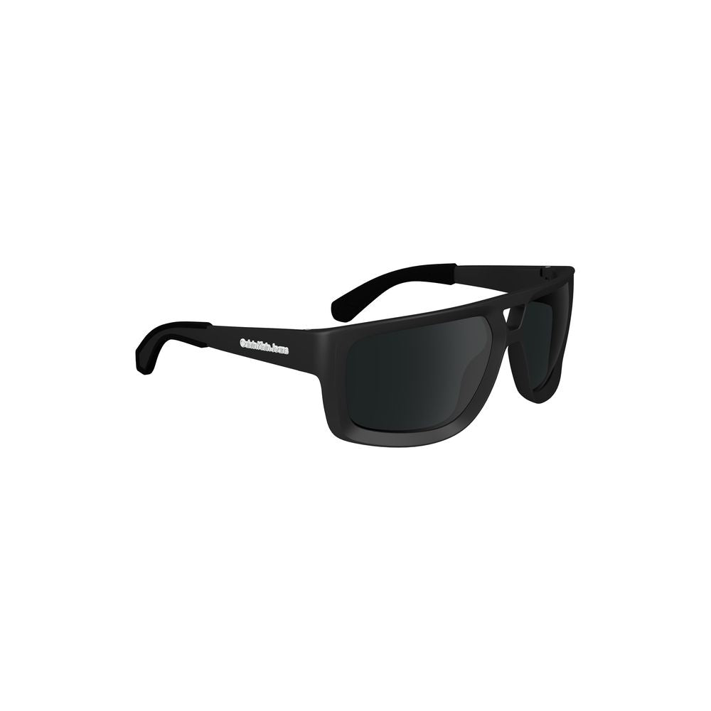 Lunettes de soleil Calvin Klein noires en plastique pour hommes