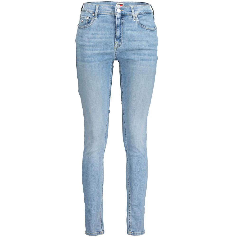 Tommy Hilfiger Azzurro Cotton Women's Skinny Jean