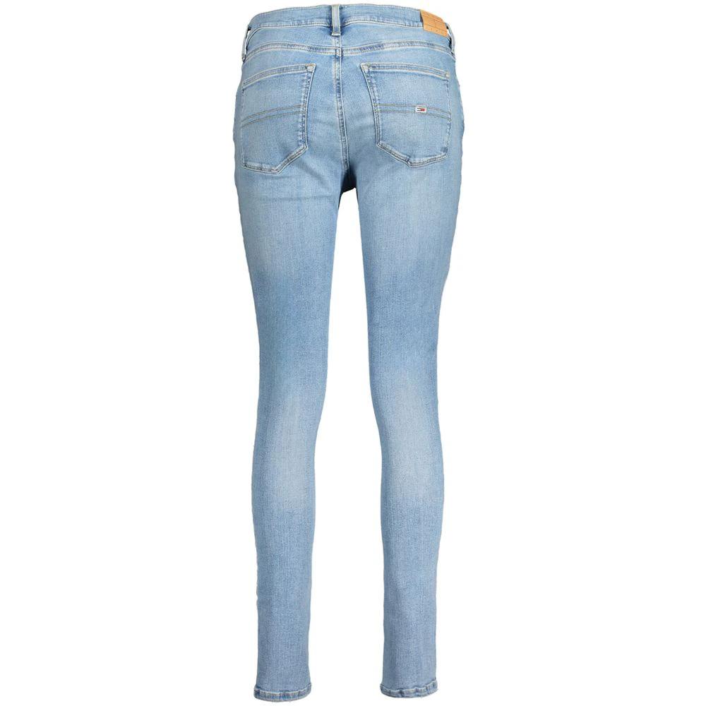 Tommy Hilfiger Azzurro Cotton Women's Skinny Jean