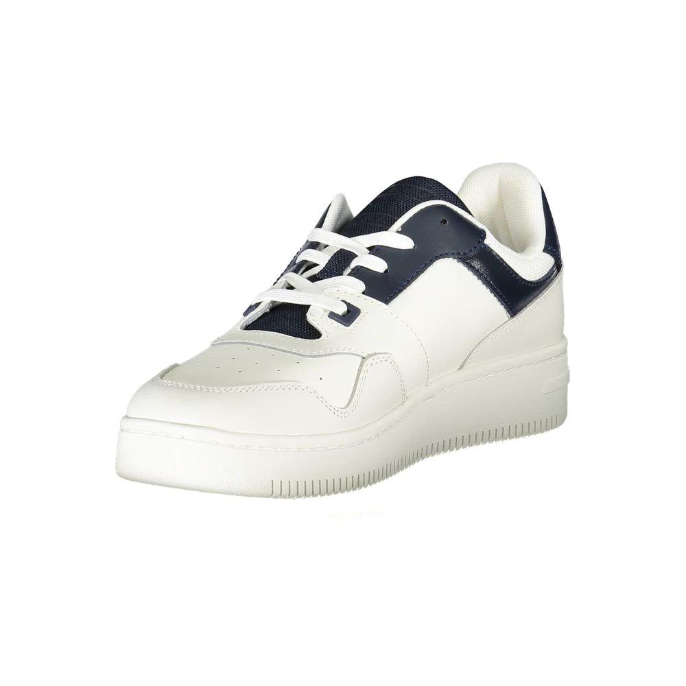 Tommy Hilfiger Blu Leather Men Sneaker Tommy Hilfiger