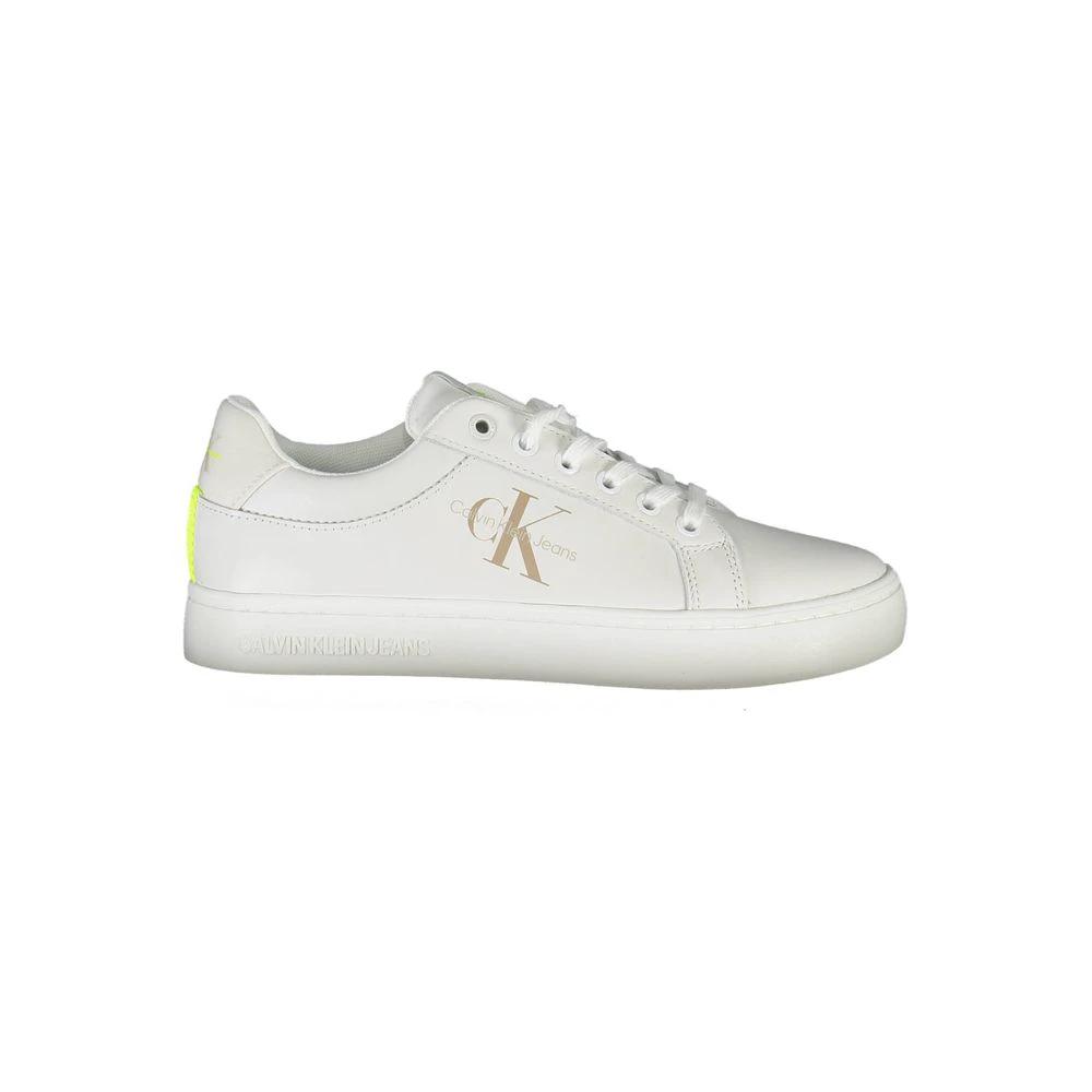 Calvin Klein Bianco Leather Women Sneaker Calvin Klein