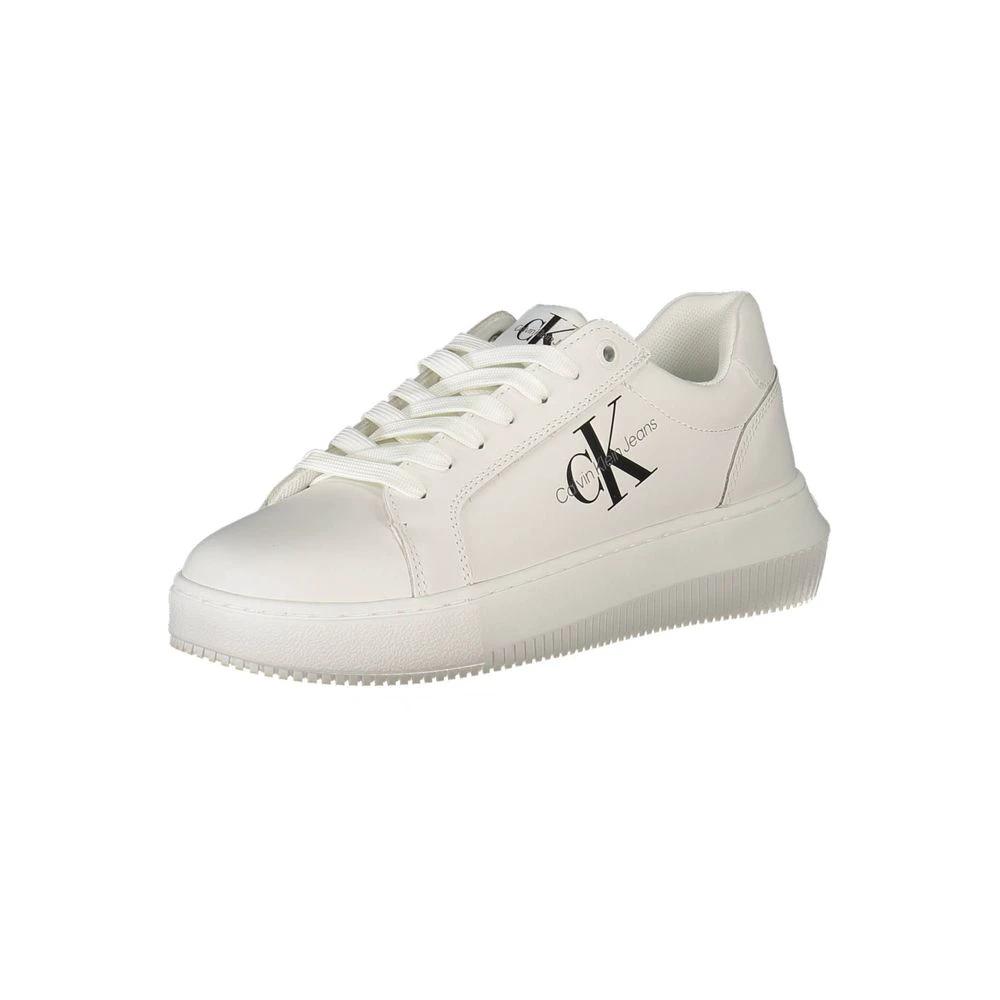 Calvin Klein White Polyester Women Sneaker
