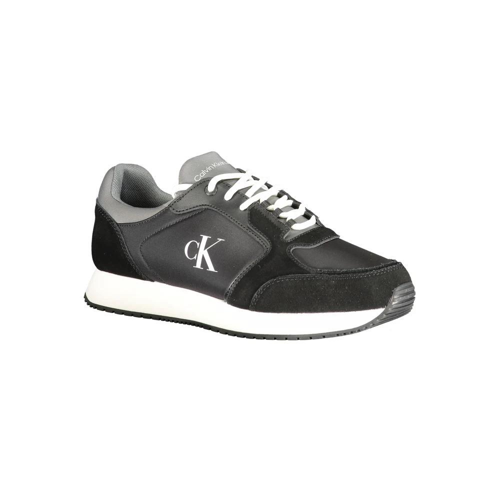 Calvin Klein Black Polyurethane Men Sneaker Calvin Klein
