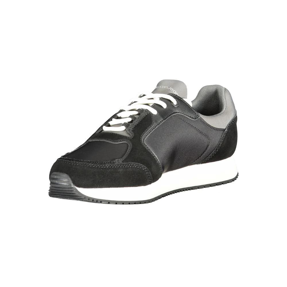 Calvin Klein Black Polyurethane Men Sneaker Calvin Klein