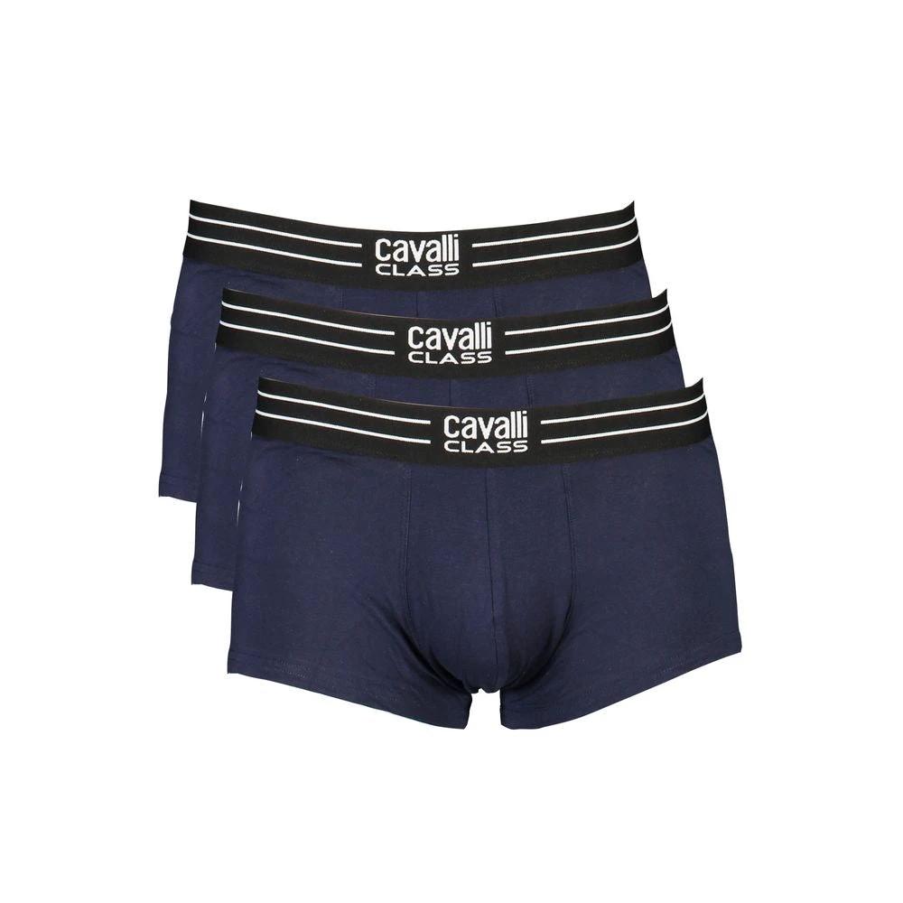 Boxer homme Cavalli Class Blu en coton