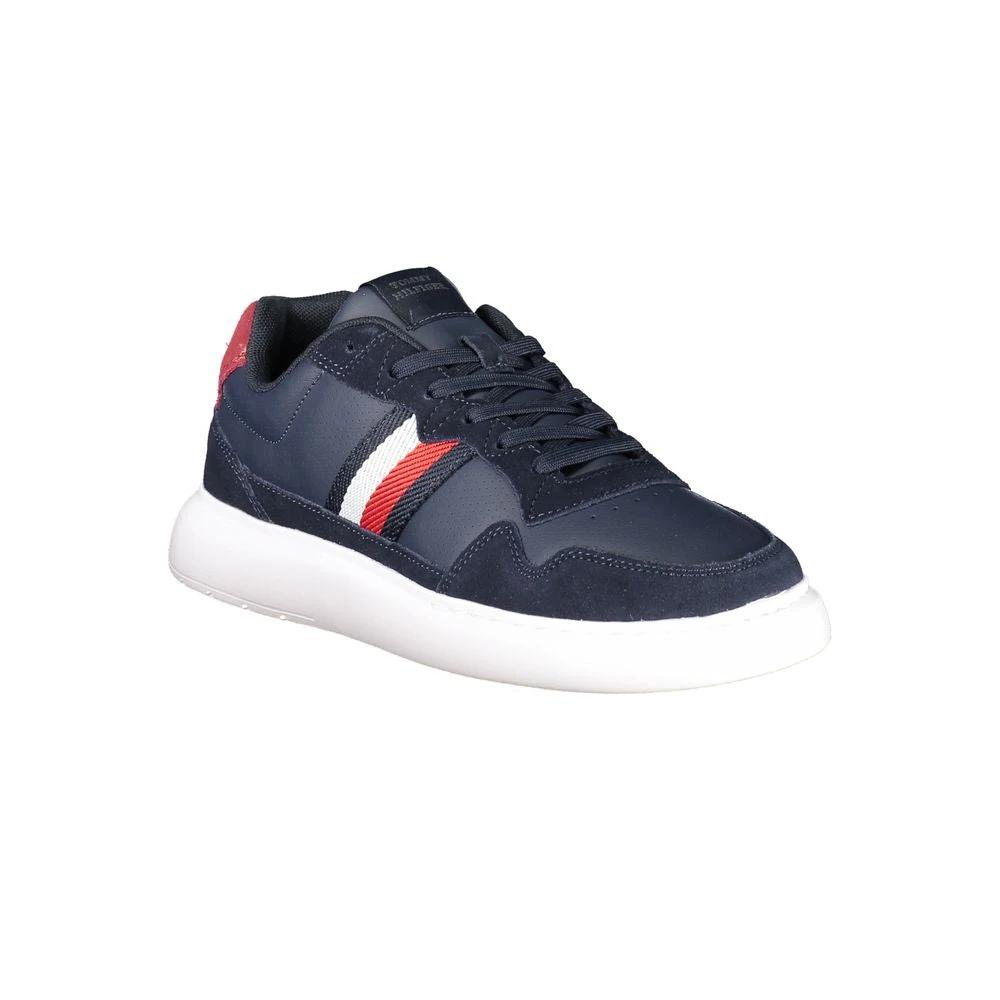 Baskets Tommy Hilfiger bleues en polyuréthane pour homme