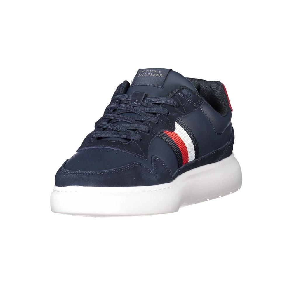Baskets Tommy Hilfiger bleues en polyuréthane pour homme