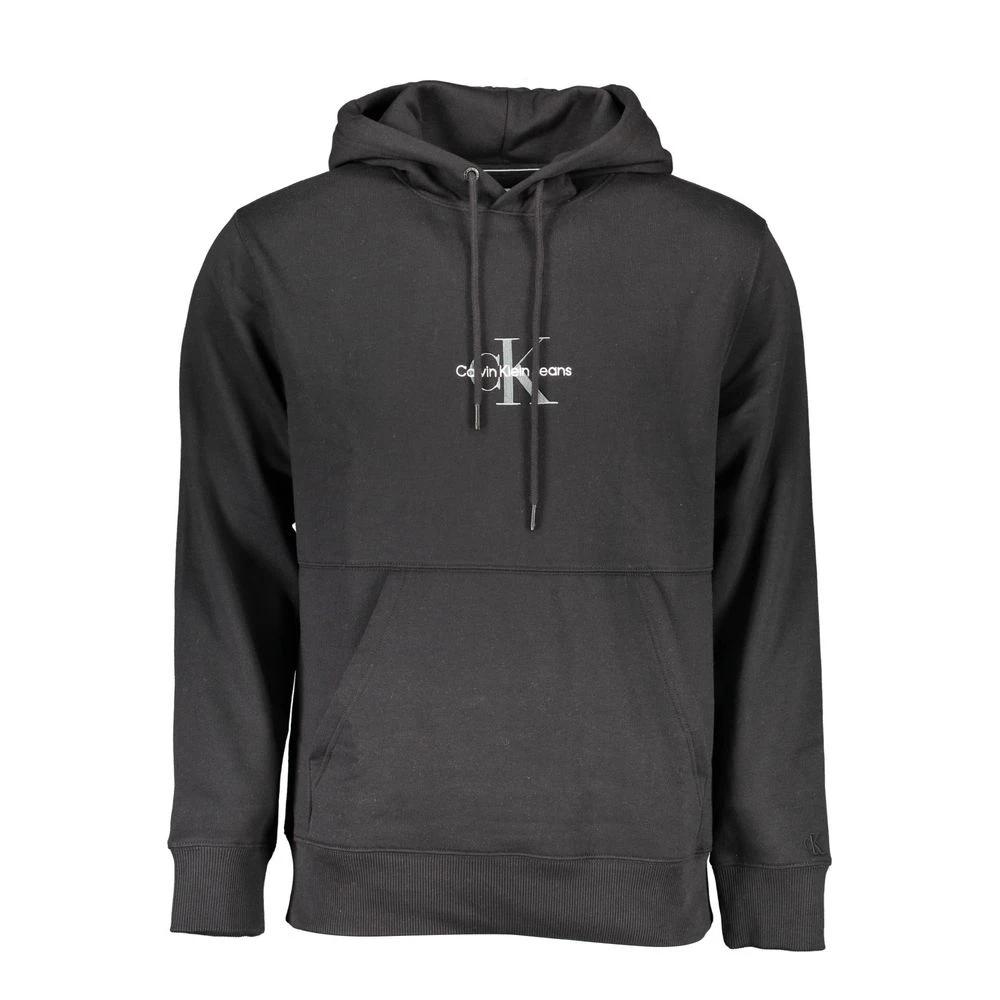 Calvin Klein Black Cotton Men Sweatshirt Calvin Klein