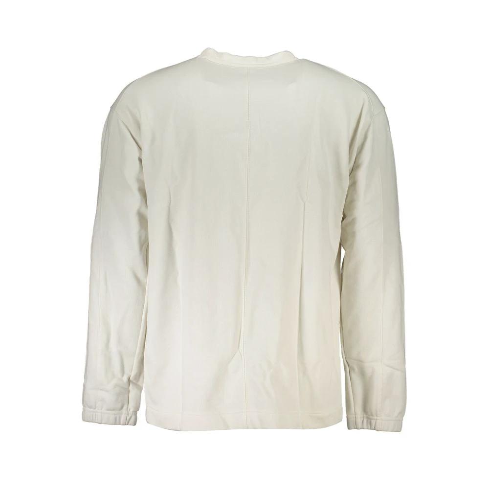 Calvin Klein White Cotton Men Sweater Calvin Klein