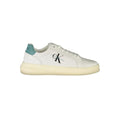 Baskets Calvin Klein en cuir blanc pour homme