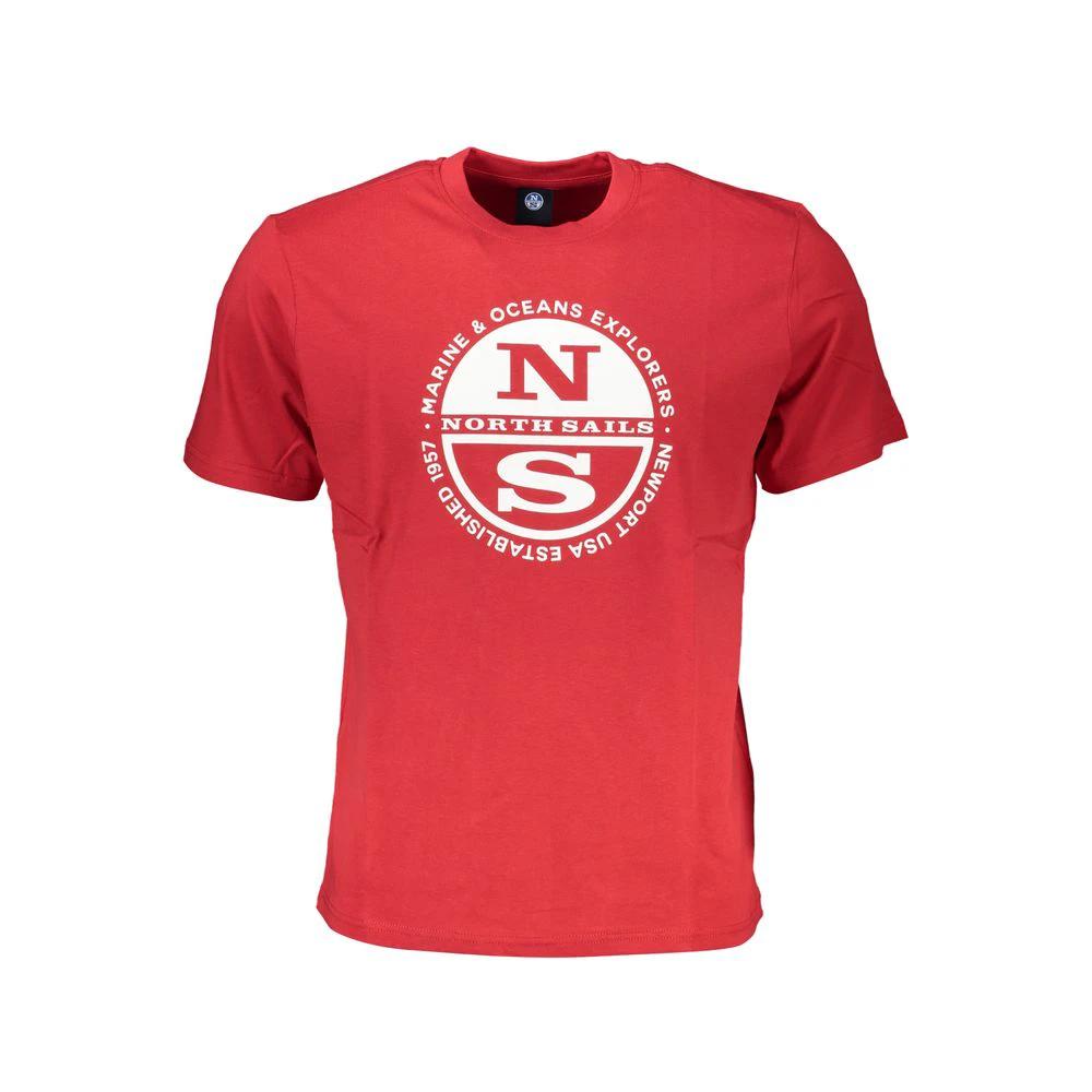 T-shirt homme North Sails Rosso en coton