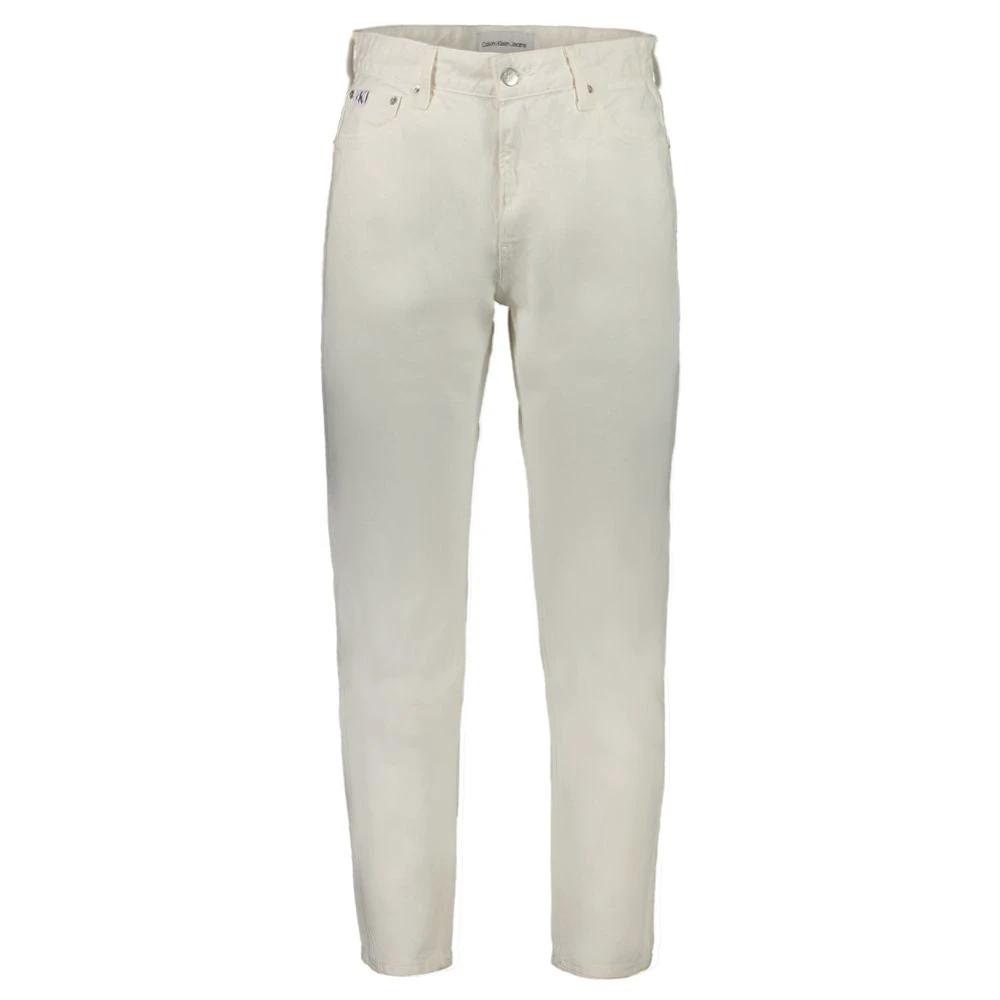 Jean Calvin Klein blanc en coton pour homme