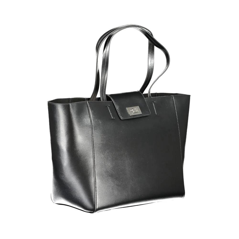 Sac à main Calvin Klein noir en polyester recyclé pour femme