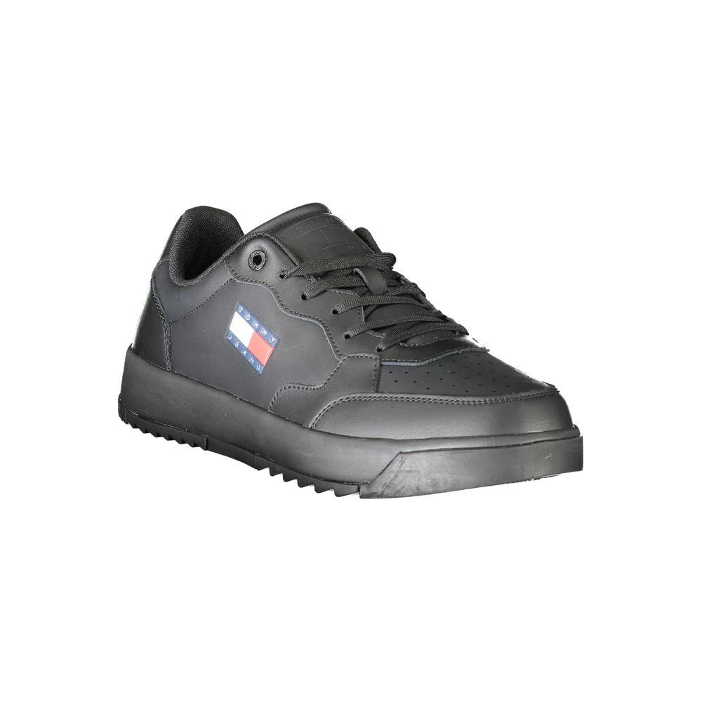 Tommy Hilfiger Nero Poliuretano Men Sneaker Tommy Hilfiger