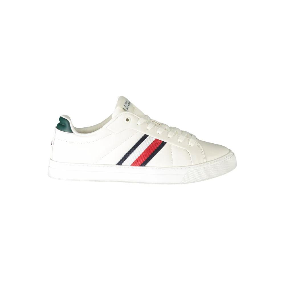 Baskets Tommy Hilfiger en cuir blanc pour homme