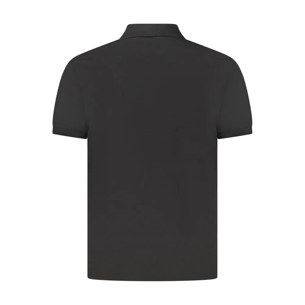 Polo homme Calvin Klein en coton noir