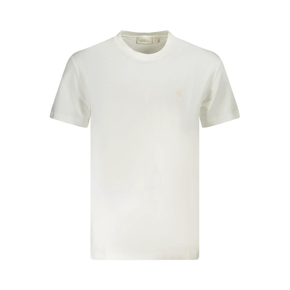 Calvin Klein Bianco Cotton Men T-Shirt Calvin Klein