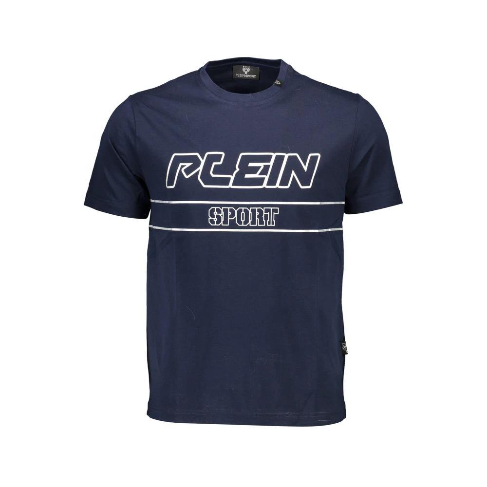 Plein Sport Blue Cotton Men's T-Shirt Plein Sport