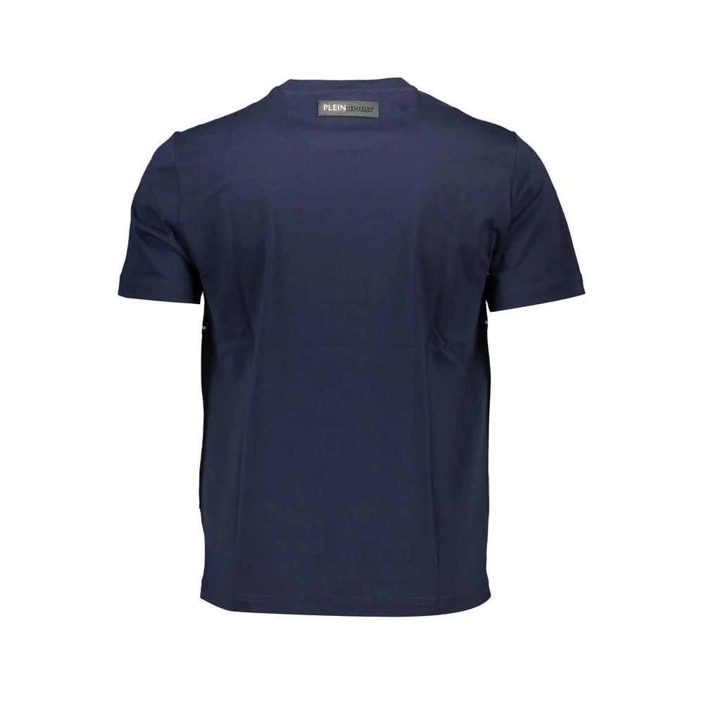 Plein Sport Blue Cotton Men's T-Shirt Plein Sport